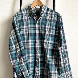 J. Crew plaid button down Mens Medium